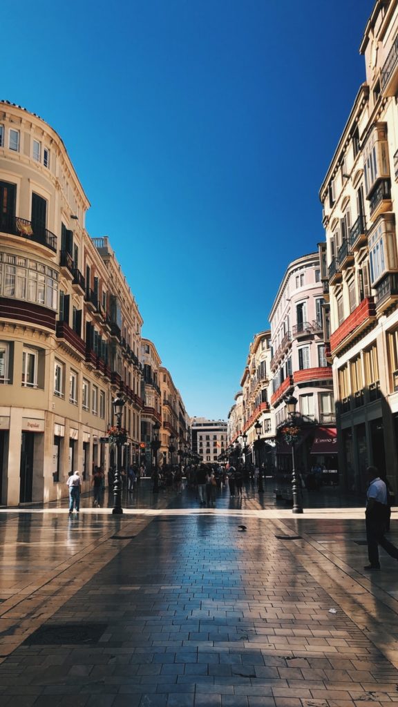 Malaga neighborhoods- residential buildings