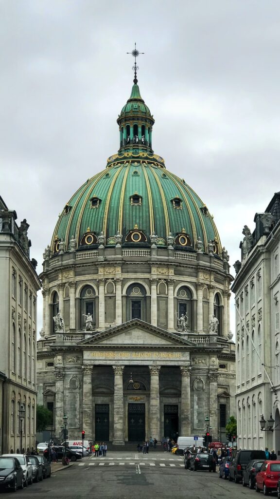A photo of the beautiful Frederik's Church in Copenhagen